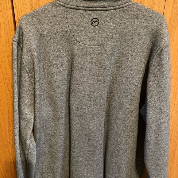 Magellan Outdoors Quater zip Pullover Gray XL - Picture 4 of 4